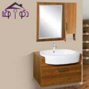 ست روشویی کابینتی طرح چوب کد 1368