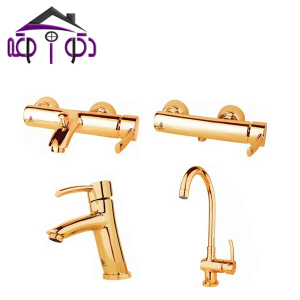 ست شیر مدل سورنا طلایی کیان