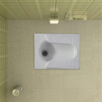 توالت زمینی گلسار فارس مدل پارمیس طبی