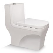 توالت فرنگی بیده دار مروارید مدل کاتیا 71 درجه یک