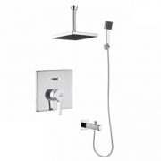 KWC built-in bath faucet, model Ava type, three chrome