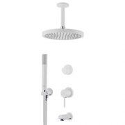 Built-in shower, luxury model white flora type 3 Clar