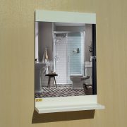8018 white bathroom mirror