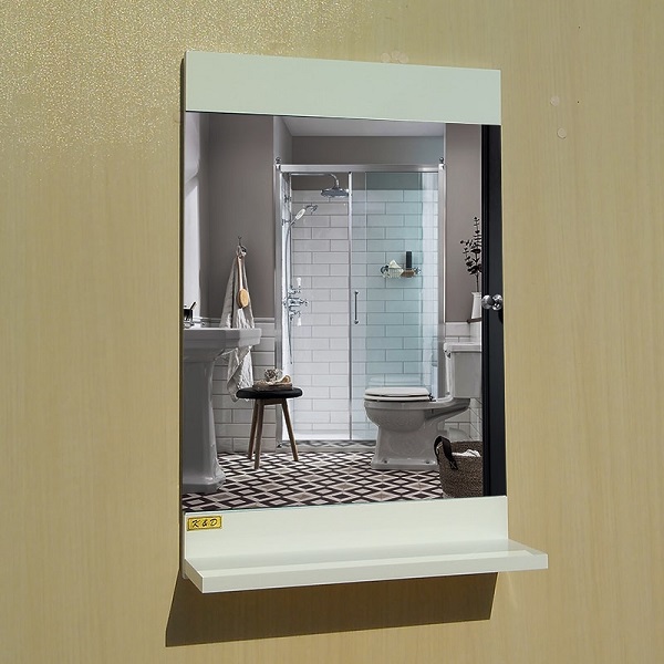 8018 white bathroom mirror