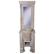 Peacock stone toilet set