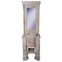 Peacock stone toilet set