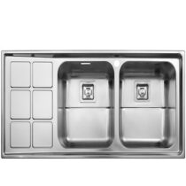 Alborz steel sink model 761 built-in