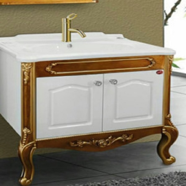 Toilet with oyster cabinet