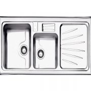 Alborz steel sink, model 814, surface