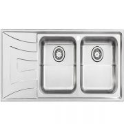 Alborz steel sink model 736 built-in