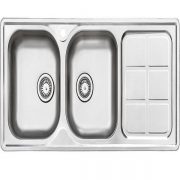 Alborz steel sink model 215 built-in