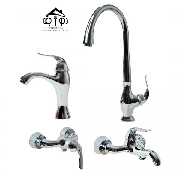 ست شیرآلات راهدانه صنعت مدل سزار