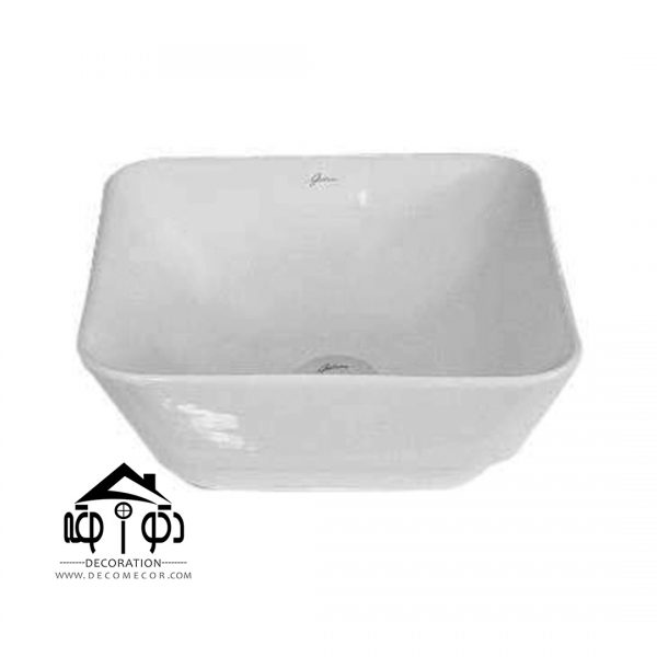 روشویی روصفحه ای مربع ساده