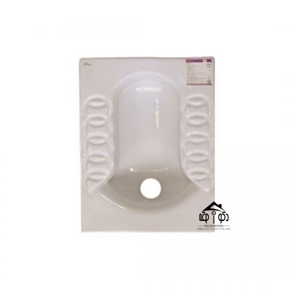 توالت زمینی گاتریا المپیک کوچک سفید مدل تیتان