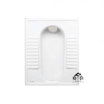 توالت زمینی پارس سرام سفید مدل گلنار 22