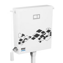 فلاش تانک مدل لوتوس سفید