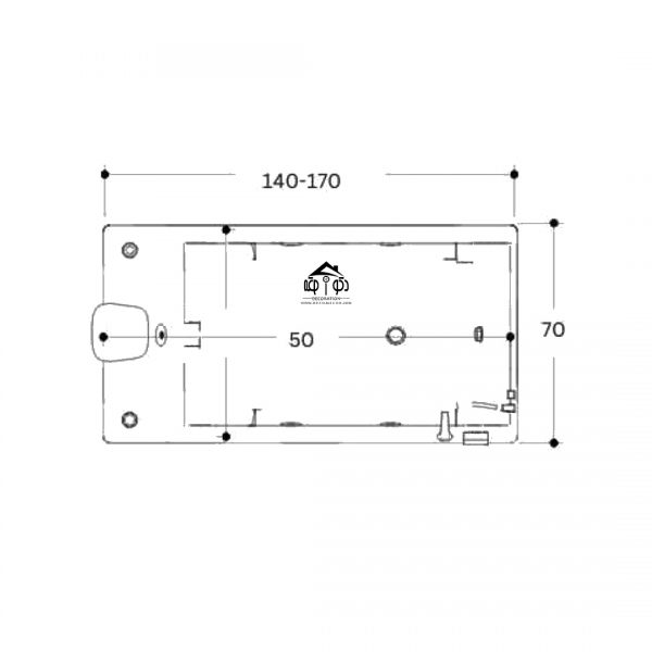وان جکوزی یک نفره سایز 140-170