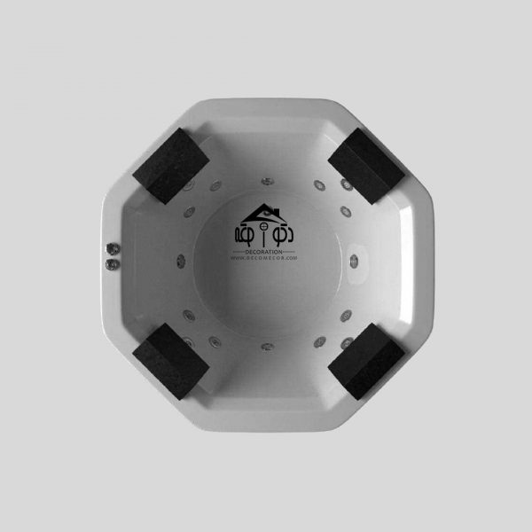 وان جکوزی چهار نفره سایز 180*180 کد 14032