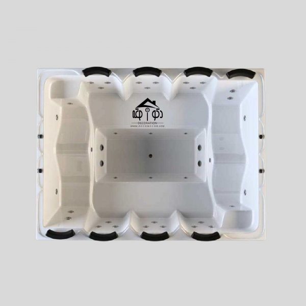 وان جکوزی هشت نفره سایز 180*240 کد 1801