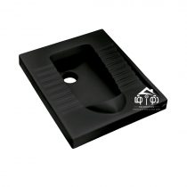 توالت زمینی برند رسی مدل آنیسا مشکی مات