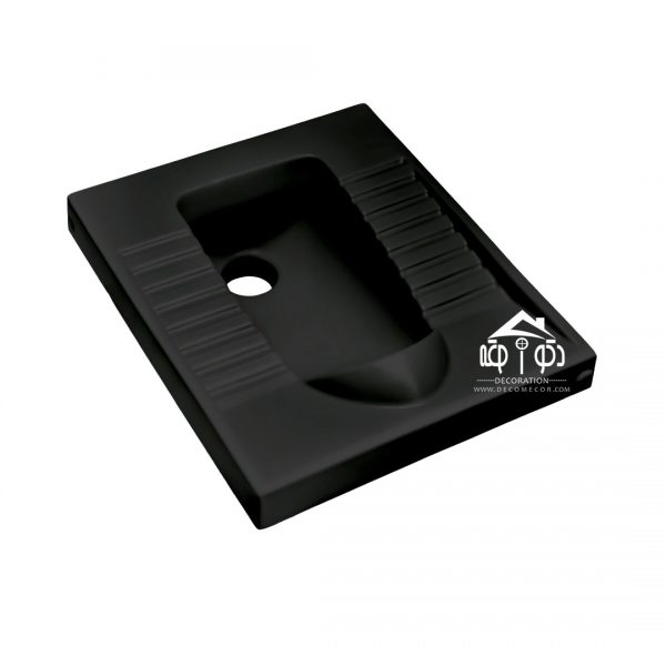 توالت زمینی برند رسی مدل آنیسا مشکی مات