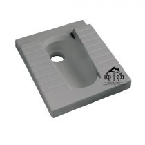 توالت زمینی برند رسی مدل لاین طوسی مات