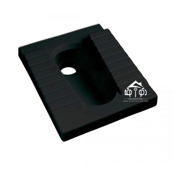 توالت زمینی برند رسی مدل لاین مشکی مات