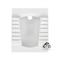 توالت زمینی برند چینی کرد مدل آلپن طبی سفید