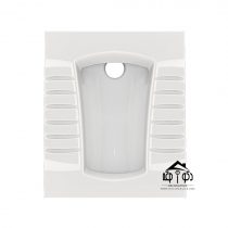 توالت زمینی برند چینی کرد مدل آویسا سفید