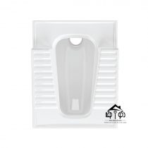 توالت زمینی برند چینی کرد مدل لاندیس سفید