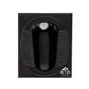 توالت زمینی برند مروارید مدل موندیال مشکی مات