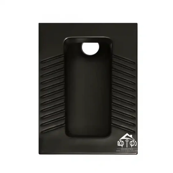 توالت زمینی برند مروارید مدل یاریس مشکی مات