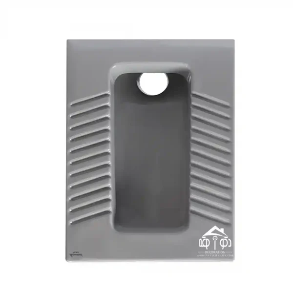 توالت زمینی برند مروارید مدل یاریس طوسی مات