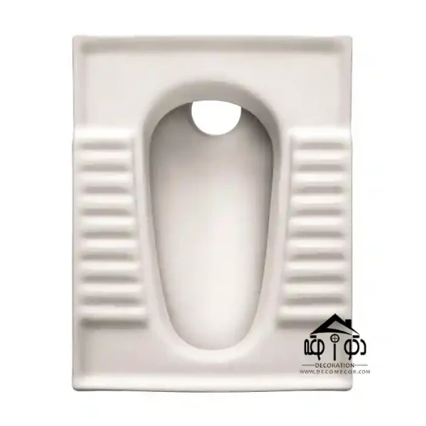 توالت زمینی مینا مدل طلایه سفید