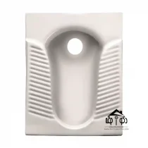 توالت زمینی مینا مدل توکا سفید