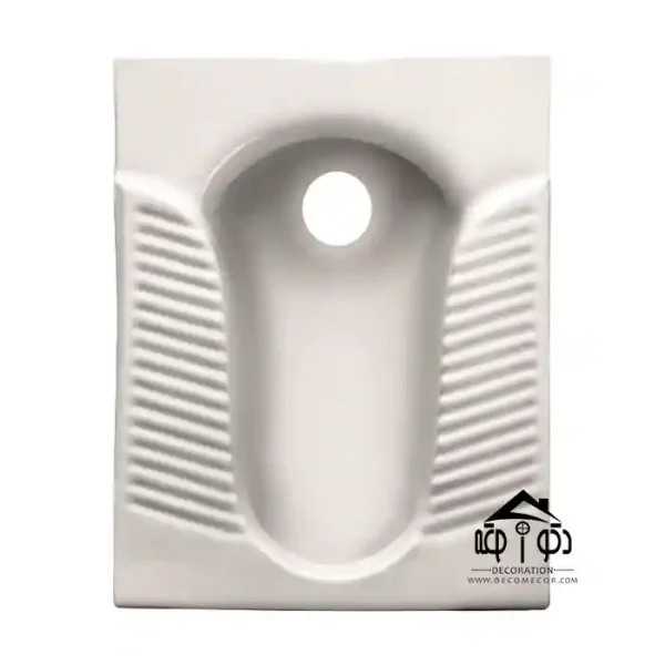 توالت زمینی مینا مدل توکا سفید