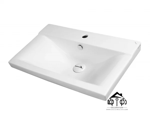 روشویی روکابینتی برند مروارید مدل کرون 67