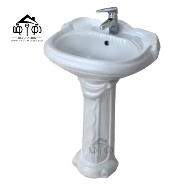 روشویی پایه ای مینا مدل الماس