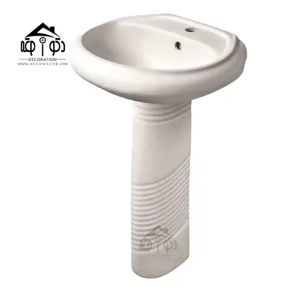 روشویی پایه ای مینا مدل سمن