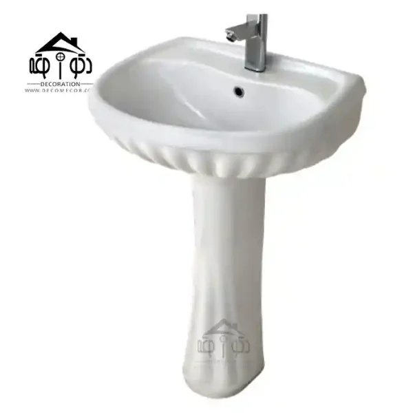 روشویی پایه ای مینا مدل صدف