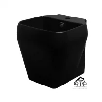 روشویی نیم پایه برند مروارید مدل مایا مشکی