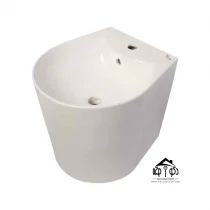 روشویی نیم پایه برند مروارید مدل دسپینا 41 سفید