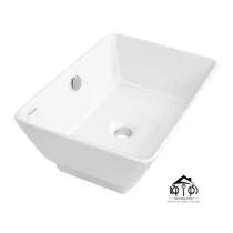 روشویی روصفحه ای برند مروارید مدل سیلویا 50 سفید