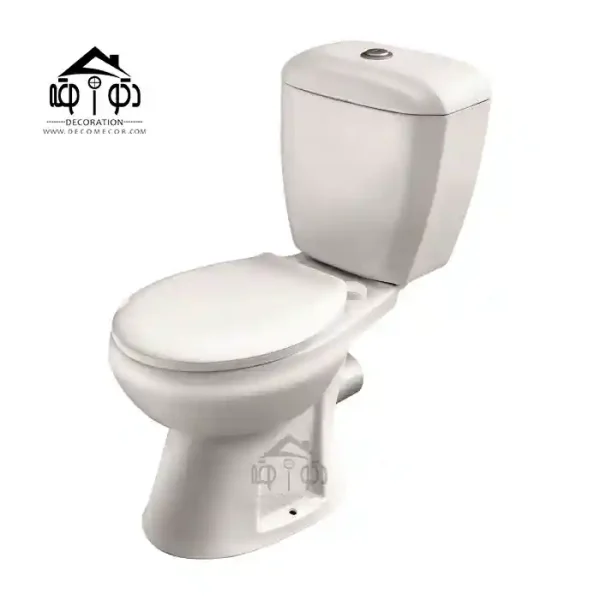 توالت فرنگی مینا مدل گلبرگ سفید