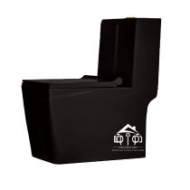 توالت فرنگی رسی مشکی مدل لاین