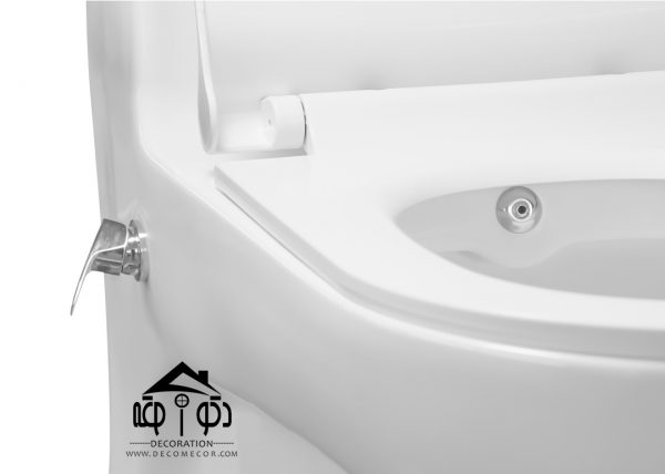 توالت فرنگی رسی مدل مدیسا بیده دار