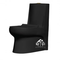 توالت فرنگی رسی مشکی مدل مدیسا