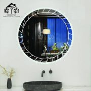 آینه لمسی گرد سایز 70