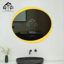 آینه آینه لمسی مدل بیضی پلاس سایز 60*70لمسی مدل گرد سایز 60