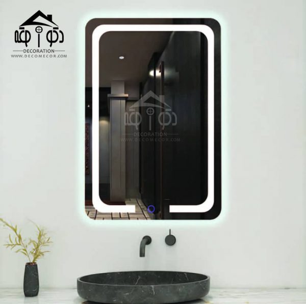 آینه لمسی مدل مستطیل سایز 50*70